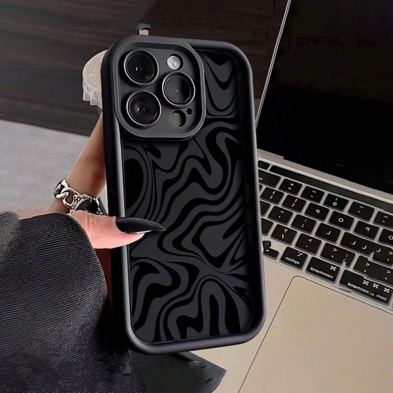 Funda Black Wave