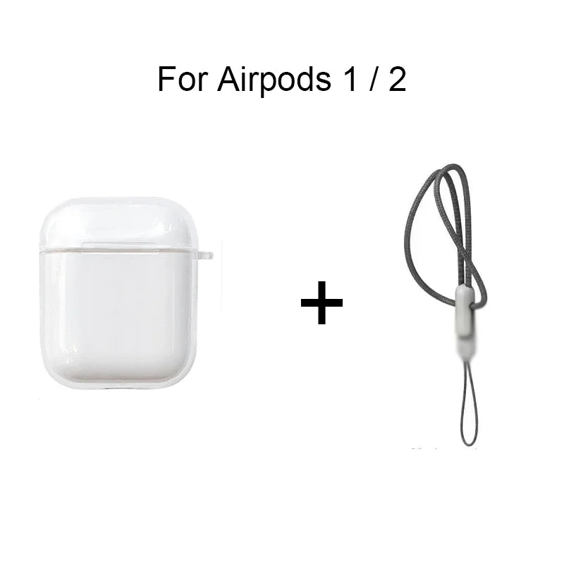 Funda de airpods transparentes