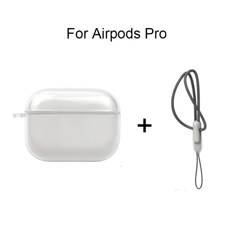 Funda de airpods transparentes