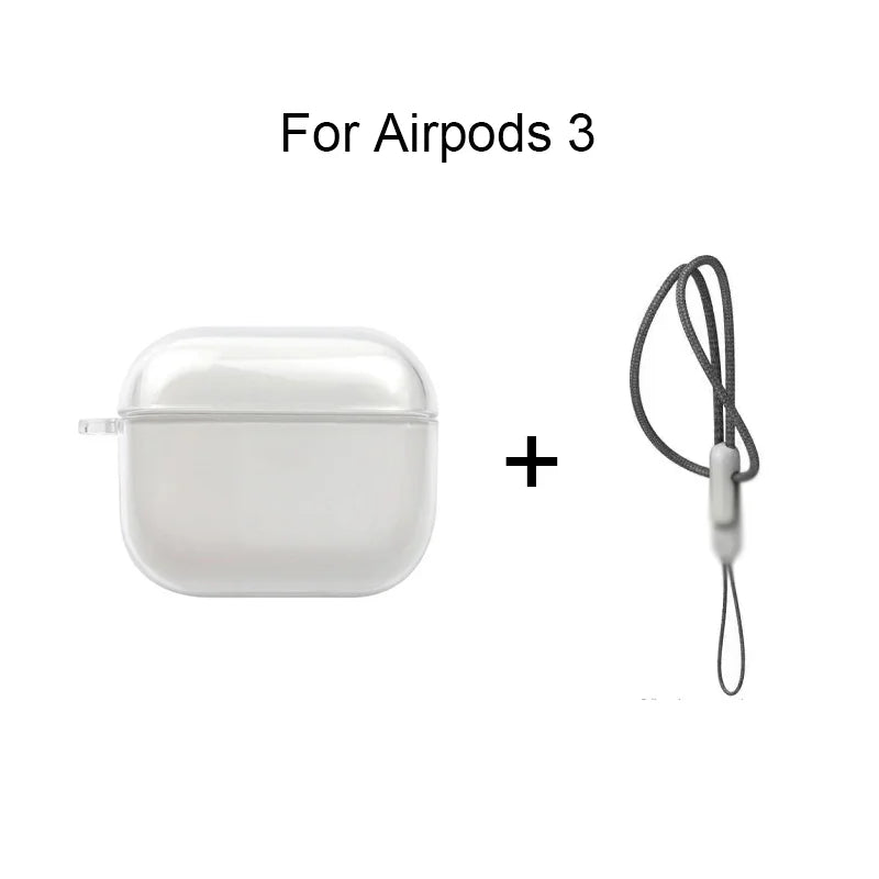 Funda de airpods transparentes